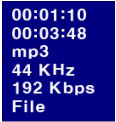 CIBOX CINE BOX - Boîte d'information lors de la lecture des fichiers musicaux. - 1