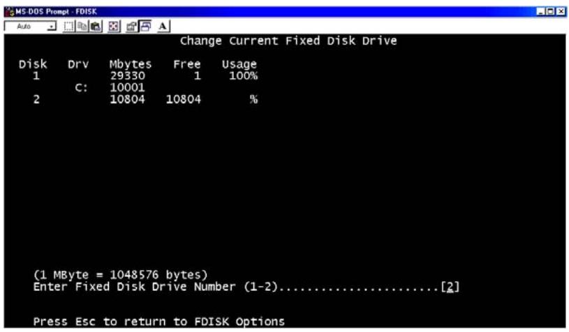 CIBOX CINE BOX - Comment effectuer une partition et formater le DISQUE DUR sous windows98se/me - 3
