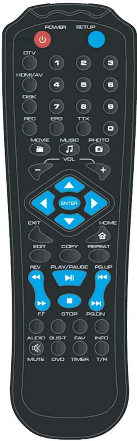 CINEBOX MZ TV RECORDER - Télécommande - 1