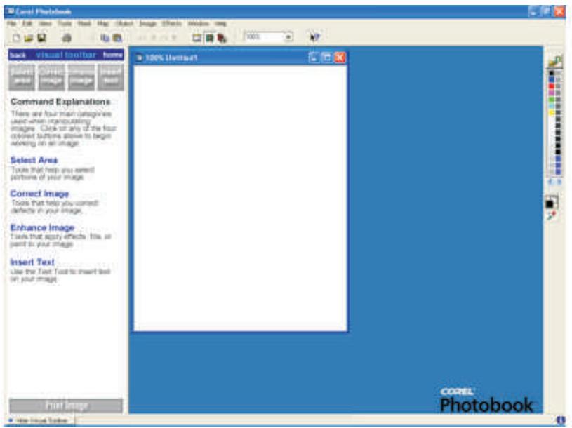 COREL DRAW ESSENTIALS 2 - Using the Corel Photobook application window - 1