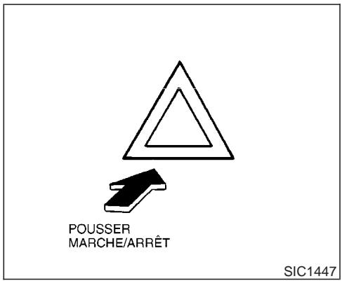 INFINITI FX35 - Commutateur des FEUX de détresse - 1