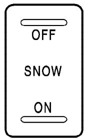 INFINITI FX35 - Selection de mode SNOW (neige) - 1