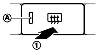 INFINITI FX45 - Commutateur du dégivreur de lunette et antibuée des rétroviseurs exterieurs - 1