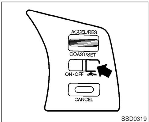 INFINITI FX45 - Comment changer la vitesse constante - 1