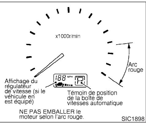 INFINITI FX45 - Instruments et indicateurs - 3