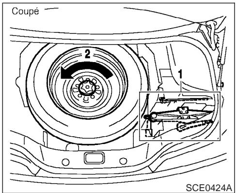 INFINITI G35 - Roue de secours et outils - 3