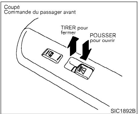 INFINITI G35 - Immobilisation des glaces des passagers - 1