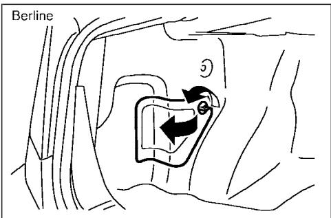 INFINITI G35 - Roue de secours et outils - 1