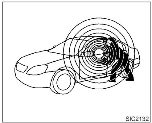 INFINITI G35 - Avertissement d'usure des plaquettes de frein - 1