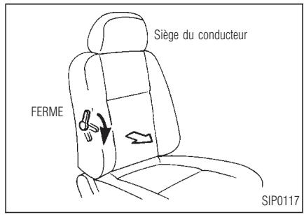 INFINITI I30 - Support lombaire (siège du conducteur) - 1