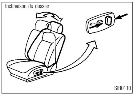 INFINITI I30 - Réglage de l'inclinaison - 1