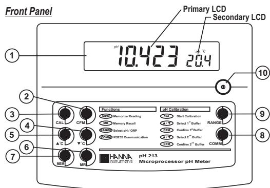 HANNA INSTRUMENTS PH 211 - pH 212 AND pH 213 - 1