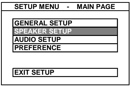 ROADSTAR DVD-2506X - 2.SPEAKER SETUP - 1