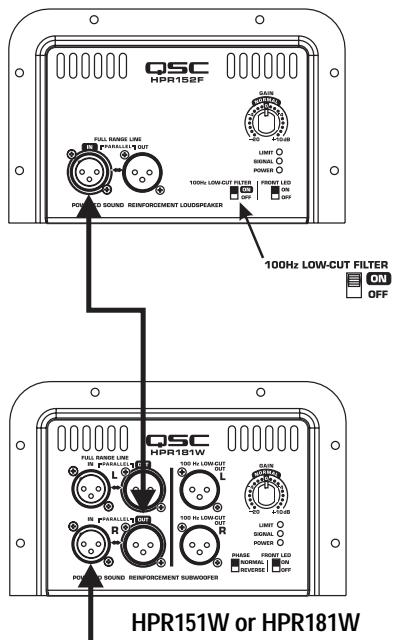 QSC AUDIO HPR153F - Application Example #3 - 3
