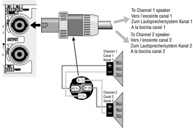 QSC AUDIO RMX 2450 - CONNECTIONS Inputs - 1
