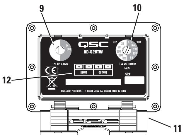 QSC AUDIO AD-S28TW - Features - 2