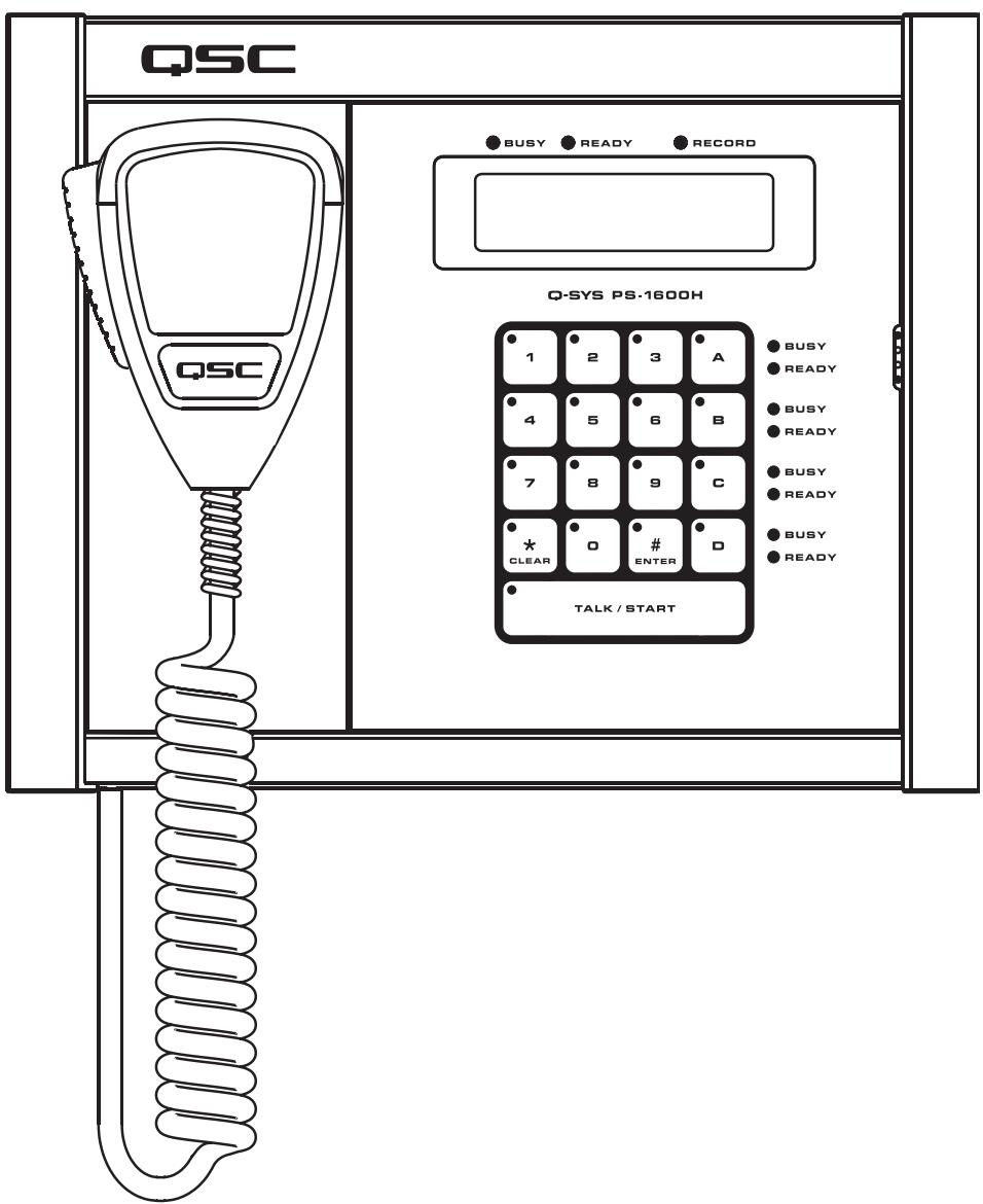 QSC AUDIO PS-400 H - C-SYS™ Page Stations - 1