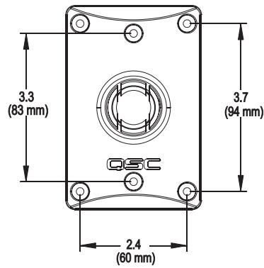 QSC AUDIO AD-S32T - Dimensions - 5