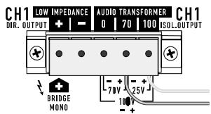QSC AUDIO CX 4 - Outputs - 6