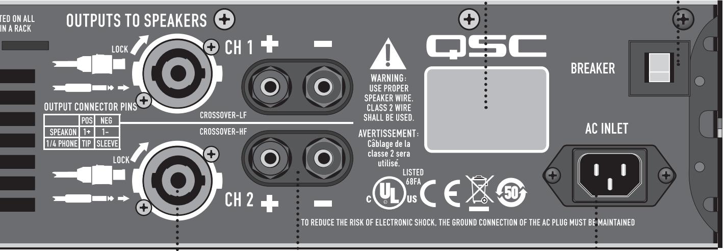 QSC AUDIO GX - NUMERO DE SERIES Y CLASIFICACIONES - 1