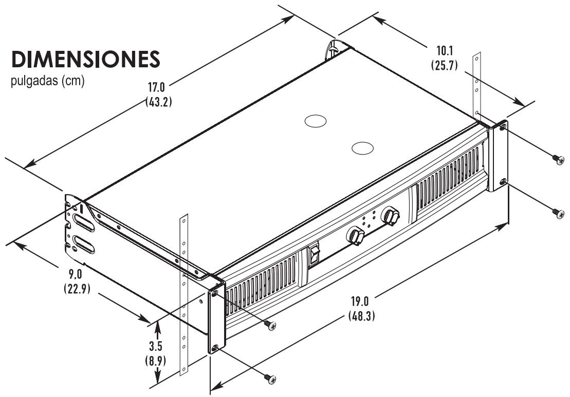 QSC AUDIO GX - ABERTURAS DE VENTILACION - 2