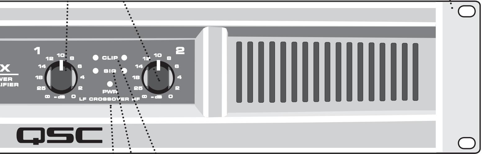 QSC AUDIO GX - RACK-EINBAU - 1
