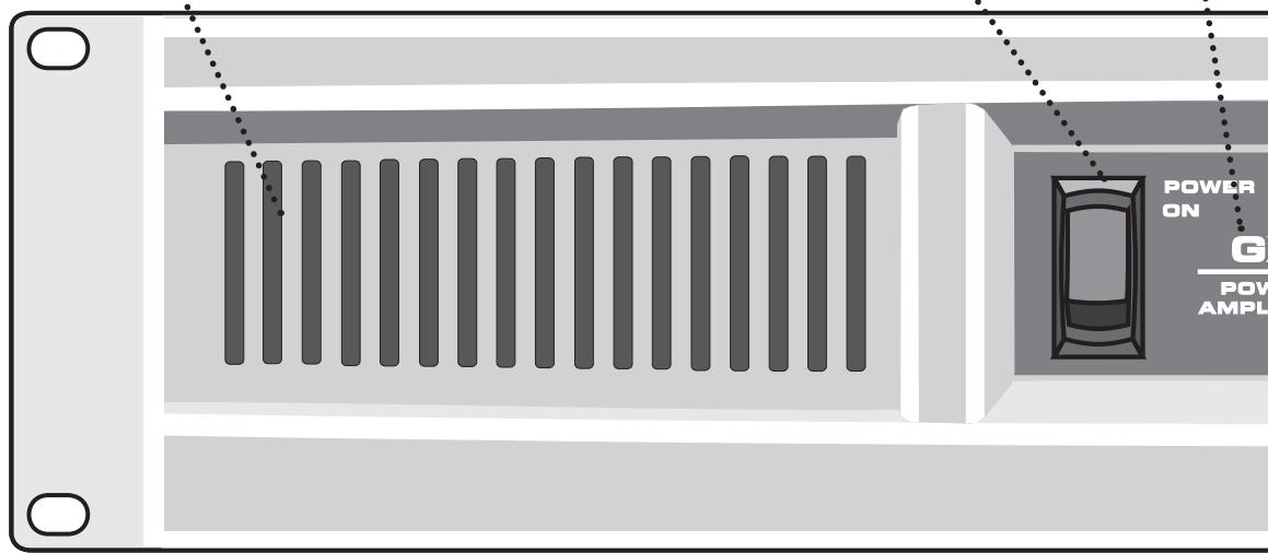 QSC AUDIO GX - Événements de refroidissement - 1