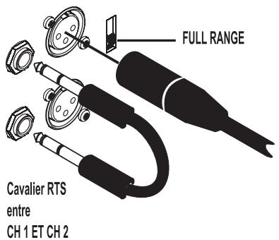 QSC AUDIO GX - En utilisant les deux CANAUX pour le - 1