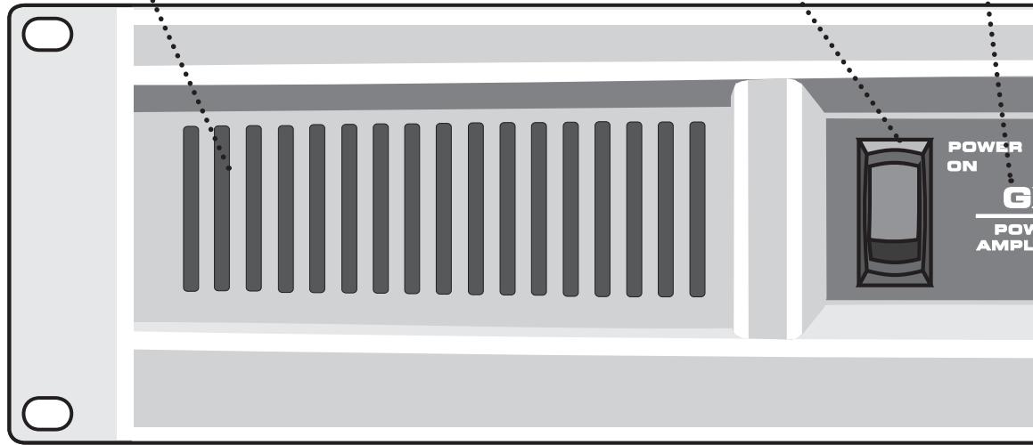 QSC AUDIO GX - ABERTURAS DE VENTILACION - 1