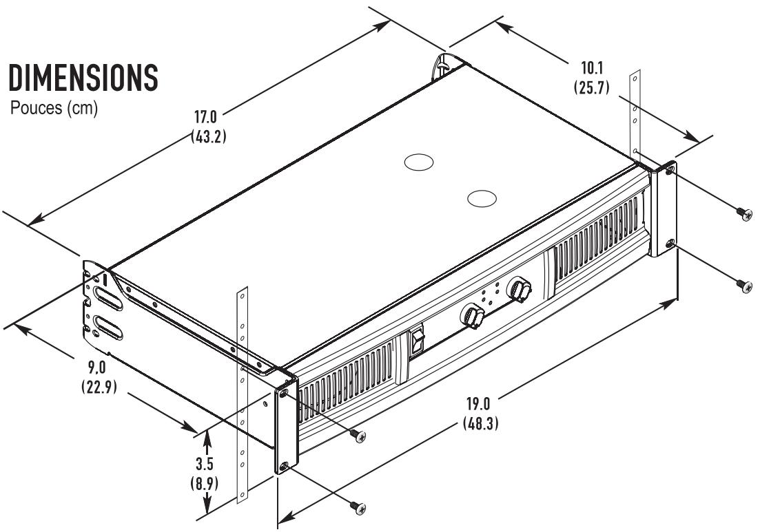 QSC AUDIO GX - Événements de refroidissement - 2