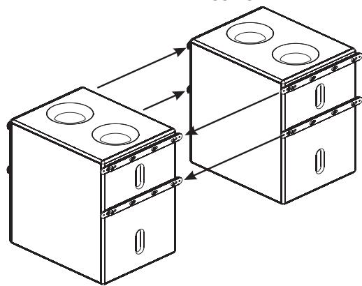 QSC AUDIO WL2082-I - Attaching WL2082-i enclosures beneath WL115-sw enclosures - 3