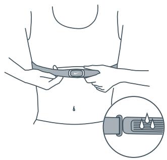 NIKE IMARA HRM - Quick Start Follow the steps on the next two pages to position the heart-rate transmitter and begin your workout. - 5