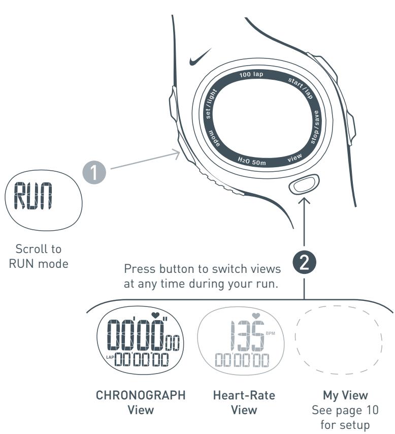NIKE TRIAX C10 - Using the Chronograph - 1