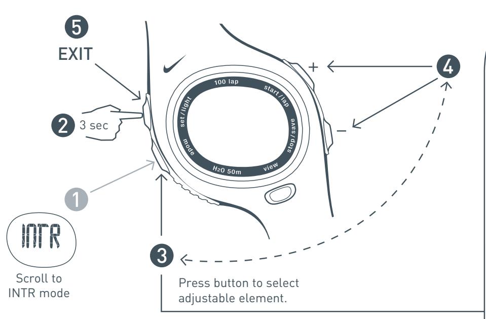 NIKE TRIAX C10 - Setting Training Intervals - 1