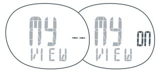 NIKE TRIAX C10 - Setting “My View” Display - 2