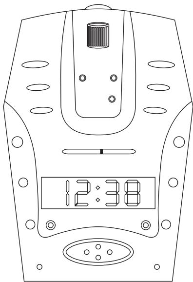 CURTIS CR1345 - AM/FM DIGITAL LED CLOCK RADIO WITH TIME PROJECTION - 1