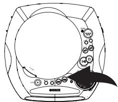 CURTIS CR3988 - TO SET OR RESET THE ALARM TIME - 1