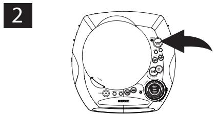 CURTIS CR3988 - TO SET THE ALARM TO WAKE TO BUZZER - 2