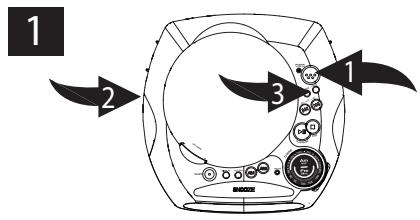 CURTIS CR3988 - TO PLAY CD TRACK RANDOMLY - 1