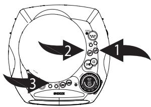 CURTIS CR3988 - TO SET OR RESET THE ALARM TIME - 2