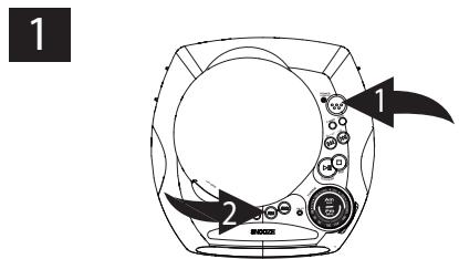 CURTIS CR3988 - TO SHUT THE ALARM OFF - 1