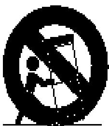 CURTIS DVD1056 - Portable Cart Warning - 1