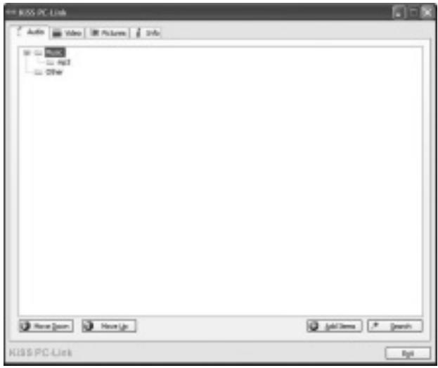 KISS DP-500 - Accessing your files on the DP-500 - 1