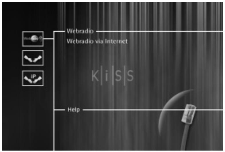 KISS DP-500 - Main radio menu - 2