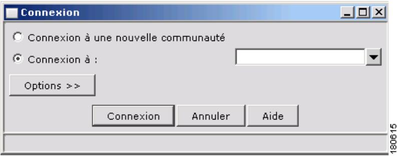 CISCO NETWORK ASSISTANT - Illustration 3-1 fenêtre connexion - 1