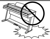 KAWAI CA1000 - CAUTION - 6