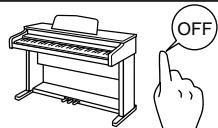 KAWAI CA1200 - CAUTION - 3