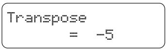 KAWAI CA1200 - While still holding the TRANSPOSE button, Use the VALUE buttons or the keyboard from C2 to C4 to specify the transposition amount. - 1