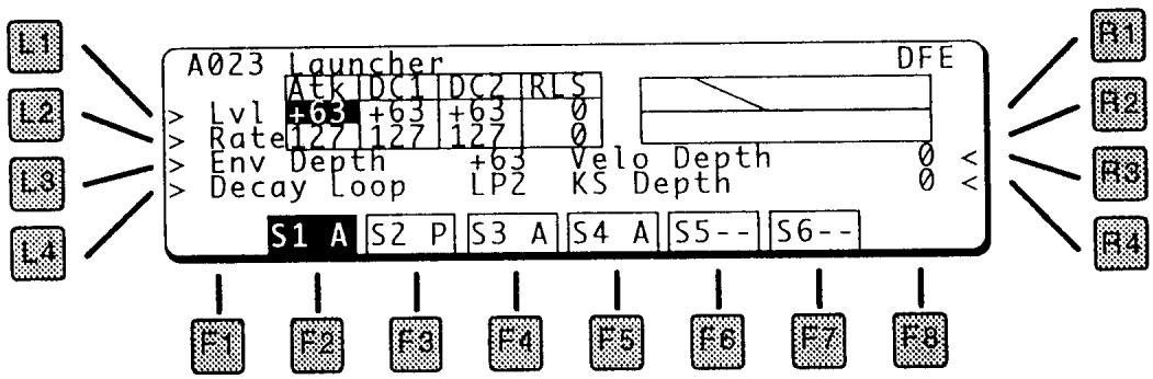 KAWAI K5000W - L2 DFE ENVELOPE EDIT - 1