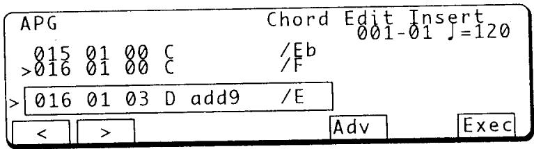 KAWAI K5000W - F4 CHORD INSERT - 1